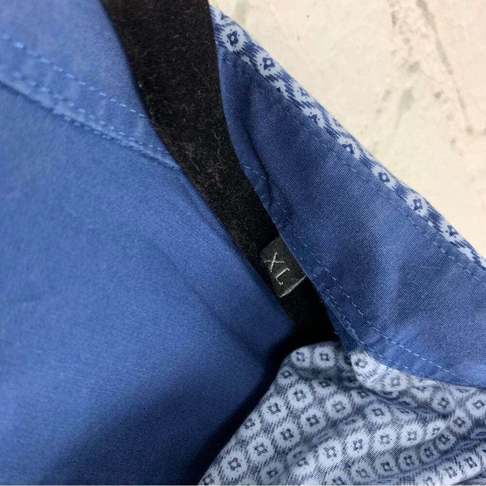 Diesel Blue Slim Fit Button Down Long Sleeve Dress Shirt XL - Picture 10 of 16